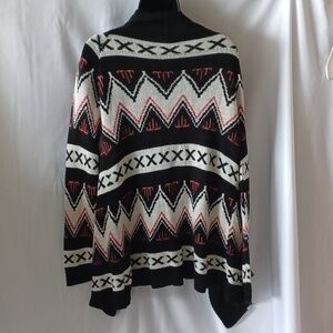 Say What? Boho Aztec Pattern Knit Cardigan